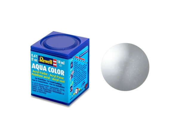 Revell 36190 Aqua Color Silber metallic 18 ml