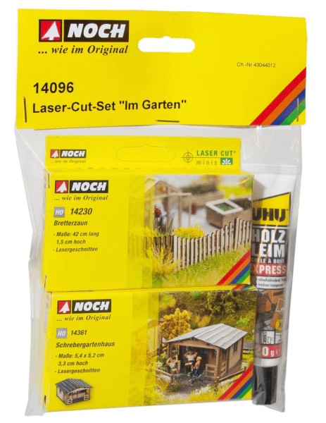NOCH 14096 Laser-Cut-Set Im Garten
