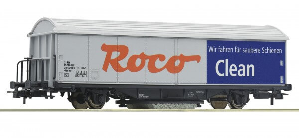H0 ROCO-Clean Schienenreinigungswagen