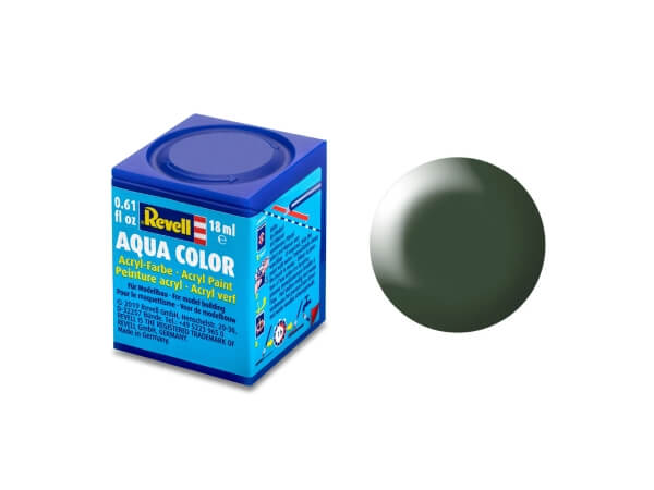Revell 36363 Aqua Color Dunkelgrün seidenmatt 18 ml