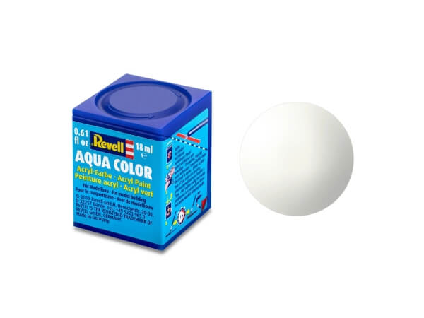 Revell 36104 Aqua Color Weiß glänzend 18 ml