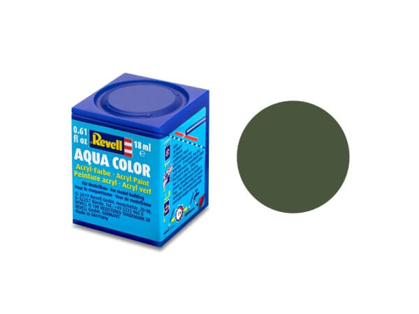 Revell 36165 Aqua Color Bronzegrün matt 18 ml 