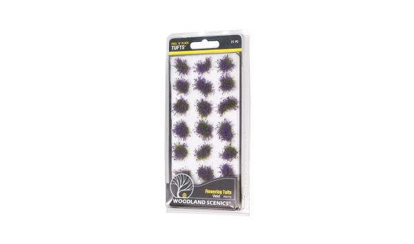 Woodland Scenics FS772 Grasbüschel violett-blühend Peel 'n' Place® Tufts Violet Flowering grass