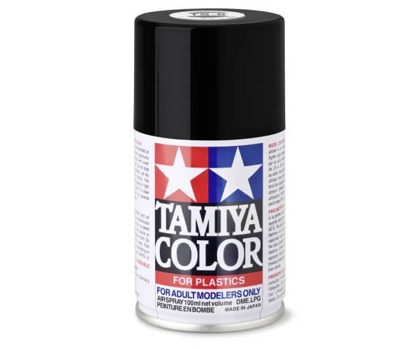 TAMIYA 300085006 TS-6 Schwarz matt 100 ml