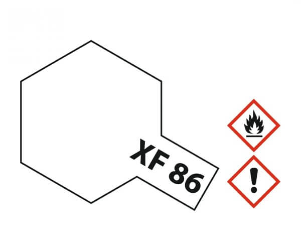 TAMIYA 300081786 XF-86 Klarlack Acryl matt 10 ml 